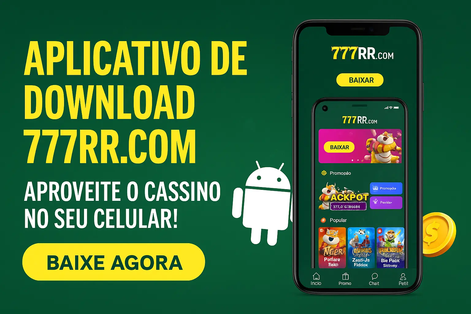 Baixar o 777RR.COM Cassino App
